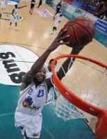 Basketball  1. Bundesliga  09/10  Walter Tigers Tuebingen - Deutsche Bank Skyliners