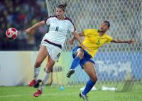 FUSSBALL  Olympia 2008  Finale Frauen  Brasilien - USA