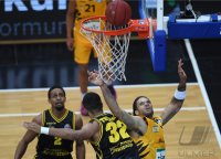 Basketball 1. Bundesliga 16/17 Hauptrunde: Walter Tigers Tuebingen - MHP Riesen Ludwigsburg