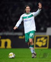 FUSSBALL 1. BUNDESLIGA: Bremen, FRINGS Einzelaktion