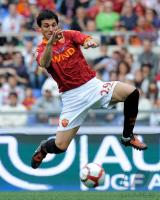 FUSSBALL SERIE A: Nicolas Burdisso (AS Rom)  John Arne Riise (AS Rom)