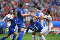 Fussball Europameisterschaft Achtelfinale 2016: Italien - Spanien