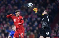 Fussball 1. Bundesliga Saison 19/20: FC Bayern Muenchen -  FC Schalke 04