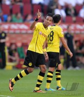 Fussball  1. Bundesliga  13/14: JUBEL Pierre-Emerick Aubameyang (Borussia Dortmund)