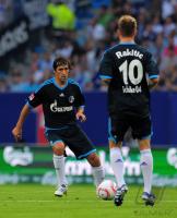 Fussball 1. Bundesliga  Saison 2010/2011: Schalke 04, RAKITIC und RAUL
