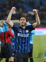 FUSSBALL International SERIE A 2011/2012:  JUBEL Diego Milito (Inter Mailand)