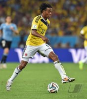 FUSSBALL WM 2014, Achtelfinale: Kolumbien - Uruguay