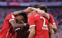 Fussball  1.Bundesliga   Saison 17/18: FC Bayern Muenchen - Borussia Moenchengladbach