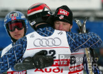 SKI  WM 2003  St.Moritz Kombination Slalom  Herren JUBEL