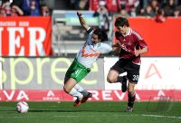 Fussball 1. Bundesliga : 1 FC Nuernberg - SV Werder Bremen