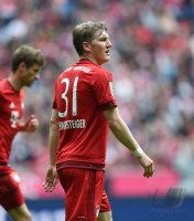 Fussball 1. Bundesliga Saison 14/15: Bastian Schweinsteiger (FC Bayern Muenchen)