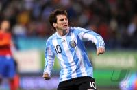 Fussball Nationalmannschaft : JUBEL Lionel Messi (ARG)
