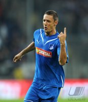 Fussball 1. Bundesliga : JUBEL nach dem TOR zum 2:0 Sejad Salihovic (TSG 1899 Hoffenheim)