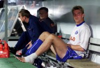 Fussball  1. Bundesliga  Ligacup  2000/2001: FC Bayern  M&Aring;&cedil;nchen - Hertha BSC Berlin