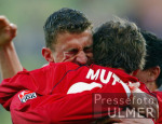 FUSSBALL Jubel Bordon 1860-Stuttgart
