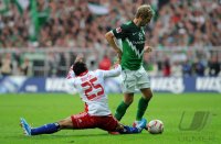 Fussball: 1. Bundesliga Saison 2010/2011: Bremen - Hamburg