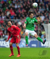 Fussball 1. Bundesliga, Saison 2011/2012: SV Werder Bremen - FC Bayern Muenchen