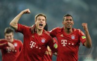 FUSSBALL  DFB POKAL SAISON  11/12  HALBFINALE: JUBEL FC Bayern Muenchen