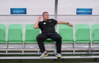 Fussball International  EM Qualifikation:  Trainer Matjaz KEK (Slowenien)