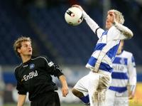 Fussball, 2. Bundesliga: Duisburg - Karlsruhe