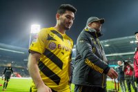 Fussball, 1. Bundesliga  Saison 2014/2015: SV Werder Bremen - Borussia Dortmund