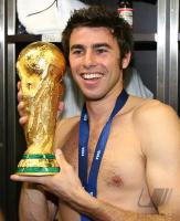 Fussball WM 2006  24  Stunden Finale  Jubel Italien Kabine