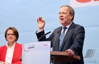 Politik, Bundestagswahl 2021 Wahlkampf CDU; Union-Kanzlerkandidat Armin Laschet