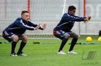 Fussball 1. Bundesliga: Diego Contento, David Alaba (v.li., FCB)