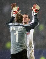 Fussball UEEA CUP ACHTELFINALE: Hamburg - Leverkusen