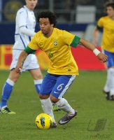 Fussball International  Testspiel:  Marcelo (Brasilien) am Ball
