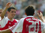 FUSSBALL  1. Bundesliga Jubel FC Bayern Muenchen  - VfL Bochum