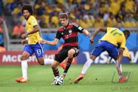FUSSBALL WM 2014, HALBFINALE: Brasilien - Deutschland