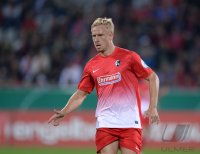 Fussball DFB Pokal 2. Runde 13/14: Mike Hanke (SC Freiburg)