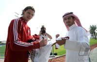 Fussball 1. Bundesliga 11/12: FC Bayern Muenchen in Doha