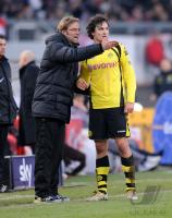 Fussball 1. Bundesliga : Trainer Juergen Klopp mit Mats Julian Hummels  (BVB)