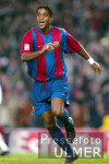 Fussball International: BARCELONA, KLUIVERT gestik