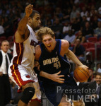 Basketball NBA  Miami vs. Mavericks  Nowitzki