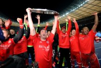 Fussball, 1. Bundesliga  Saison 2013/2014: Hertha BSC Berlin - FC Bayern Muenchen