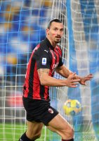 FUSSBALL SERIE A 2020/2021: JUBEL Zlatan Ibrahimovic (AC Mailand)