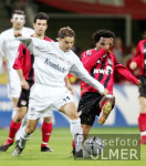 Fussball 1. Bundesliga: Leverkusen - Bielefeld, Zweikampf