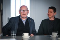 Buendnis 90 / Die Gruenen, Wahlkampf Landtagswahl Baden - Wuerttemberg, Verkehrsminister Winfried Hermann