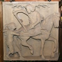 Kinder und St. Martin im Dioezesanmuseum in Rottenburg