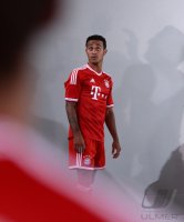 Fussball 1. Bundesliga 2013/2014:  Fototermin beim  FC Bayern Muenchen