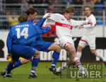 FUSSBALL 1. Bundesliga  Spielszene Stuttgart - Rostock