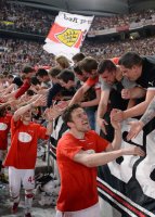 FUSSBALL DFB POKAL  Saison 2012/2013: JUBEL Christian Gentner (VfB Stuttgart)