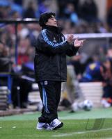 Fussball Nationalmannschaft : Trainer Diego Armando Maradona (ARG)