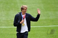 Fussball 1. Bundesliga Saison 21/22: Teampraesentation FC Bayern Muenchen