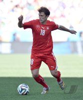 FUSSBALL WM 2014, ACHTELFINALE: Argentinien - Schweiz