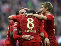 Fussball 1. Bundesliga, Saison 2012/2013:  FC Bayern Muenchen - Eintracht Frankfurt
