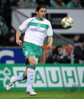 FUSSBALL 1. BUNDESLIGA: Bremen, PIZARRO Einzelaktion